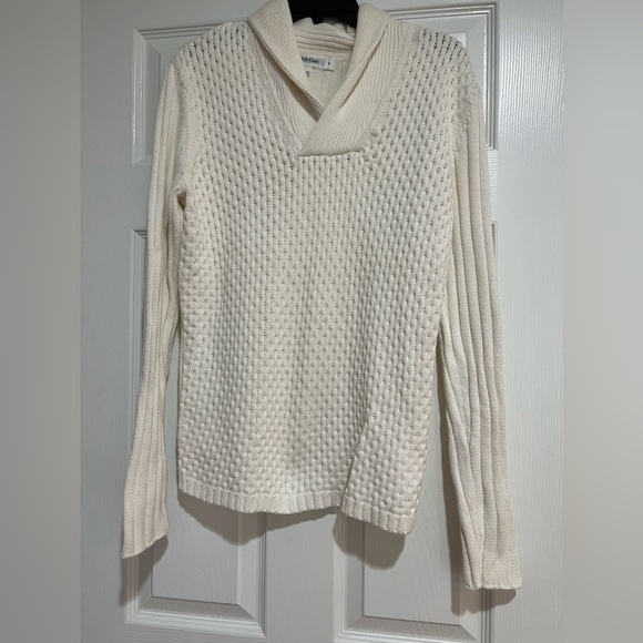12. CALVIN KLEIN Men's Textured Shawl-Collar Sweater - Picture 6 of 15